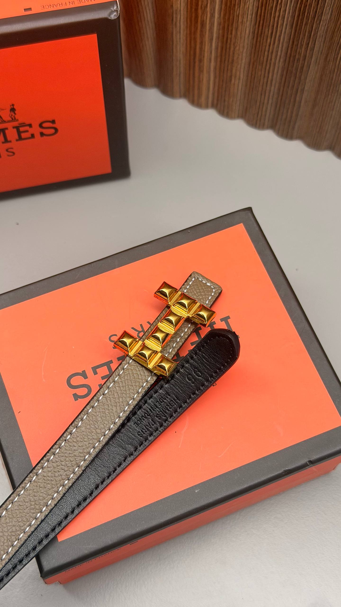 HM - Leather Imported Belt