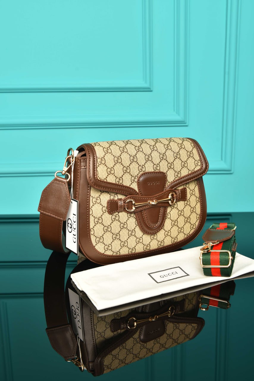 GCC - Horsebit Shoulder Bag in Leather