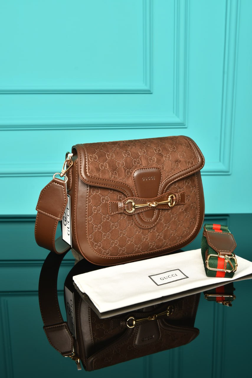 GCC - Horsebit Shoulder Bag in Leather