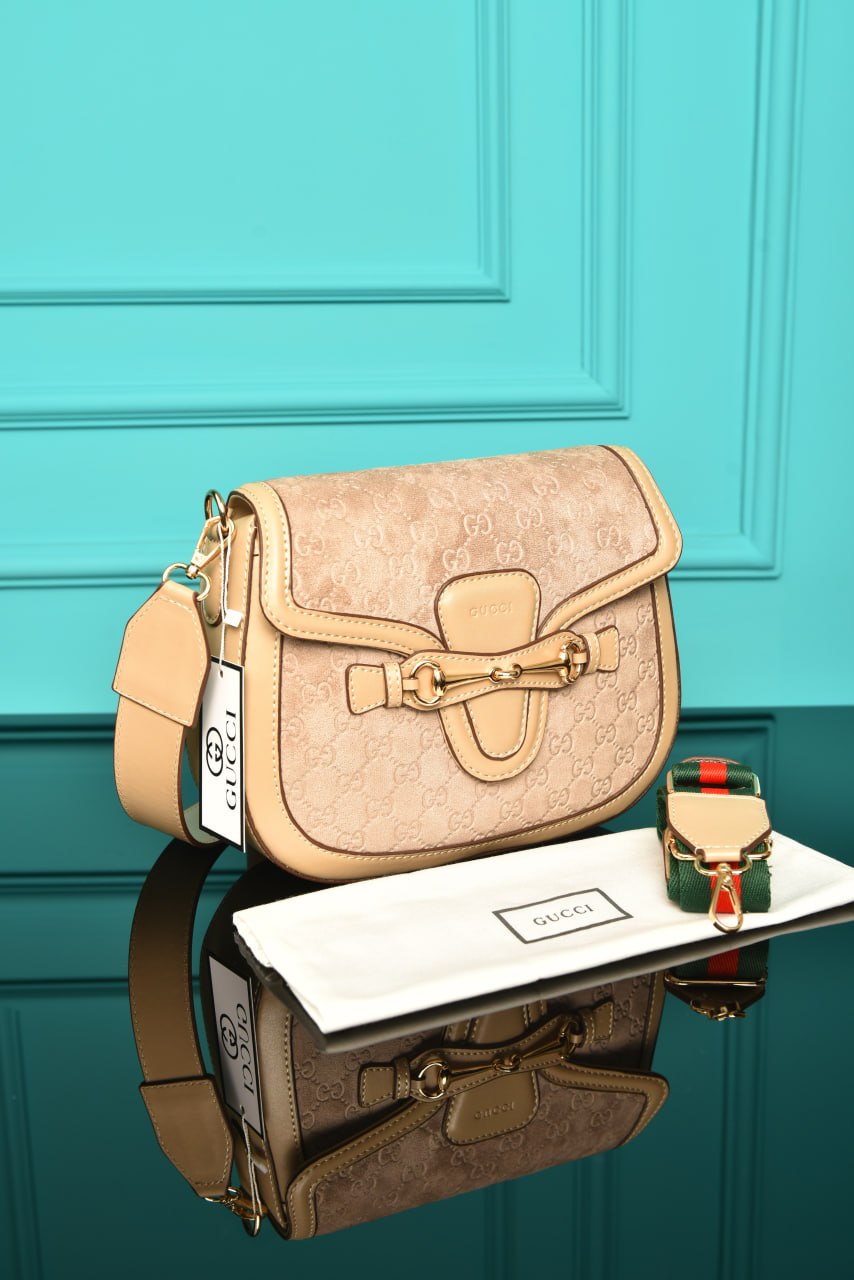 GCC - Horsebit Shoulder Bag in Leather