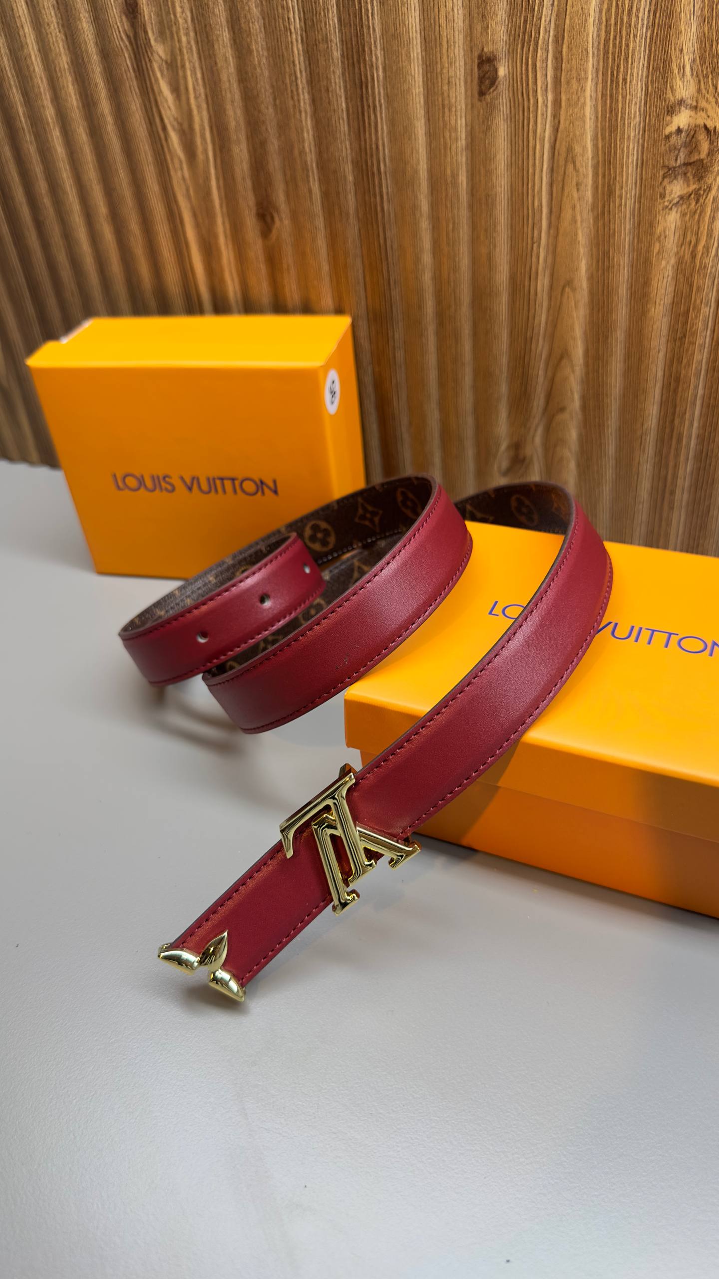L - Leather Imported Belt