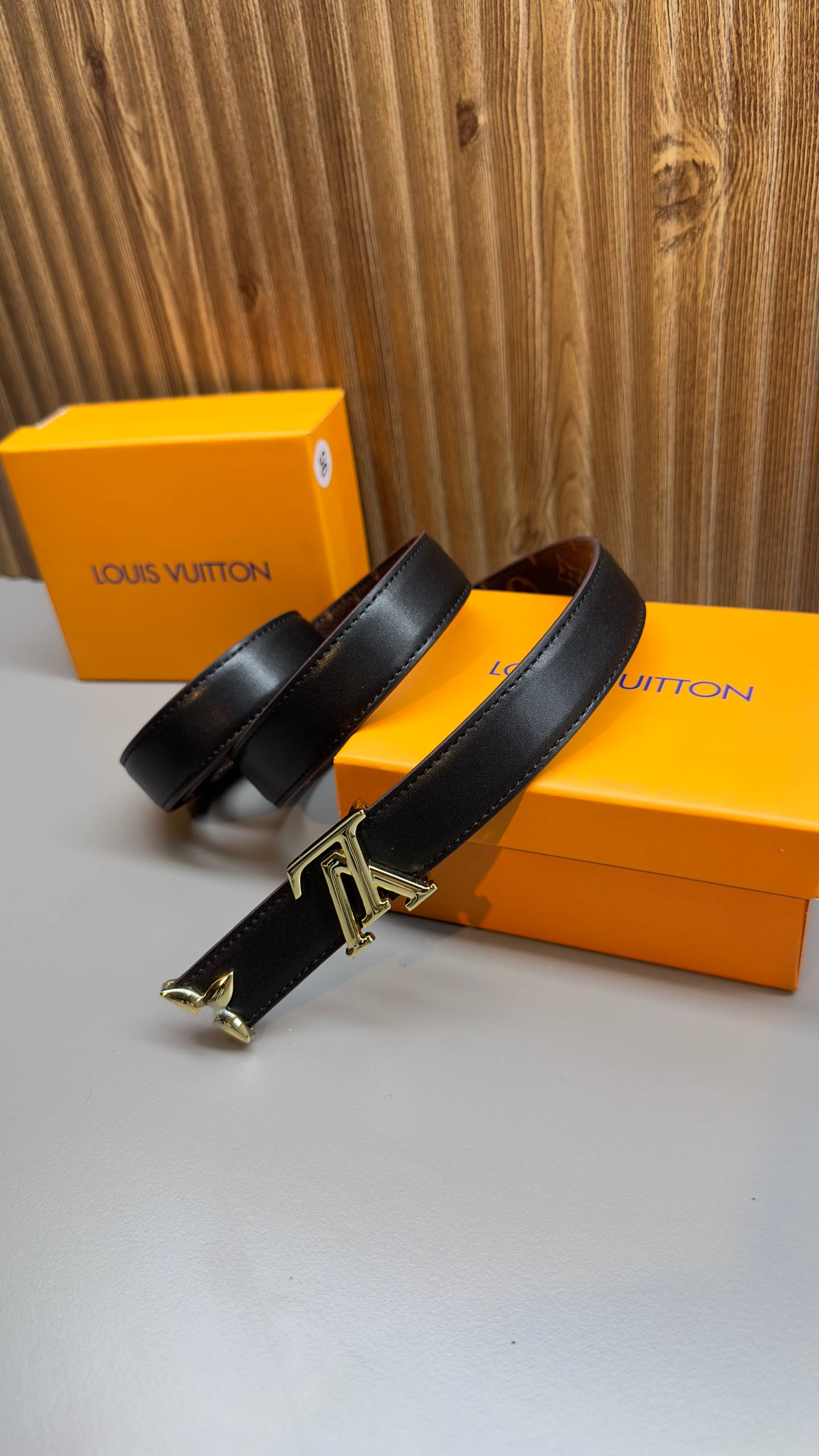 L - Leather Imported Belt