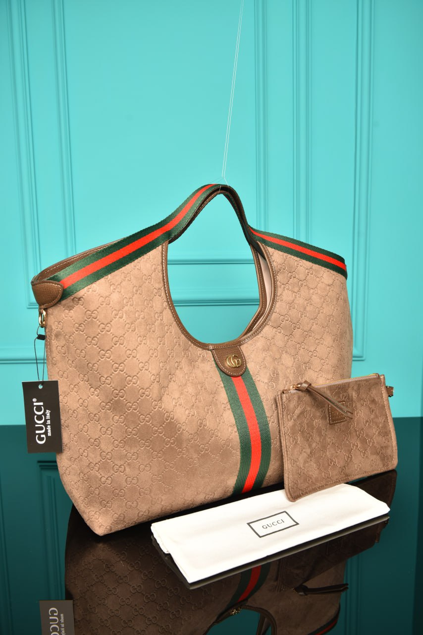 GCC - Giglio Large Tote Bag in Suede