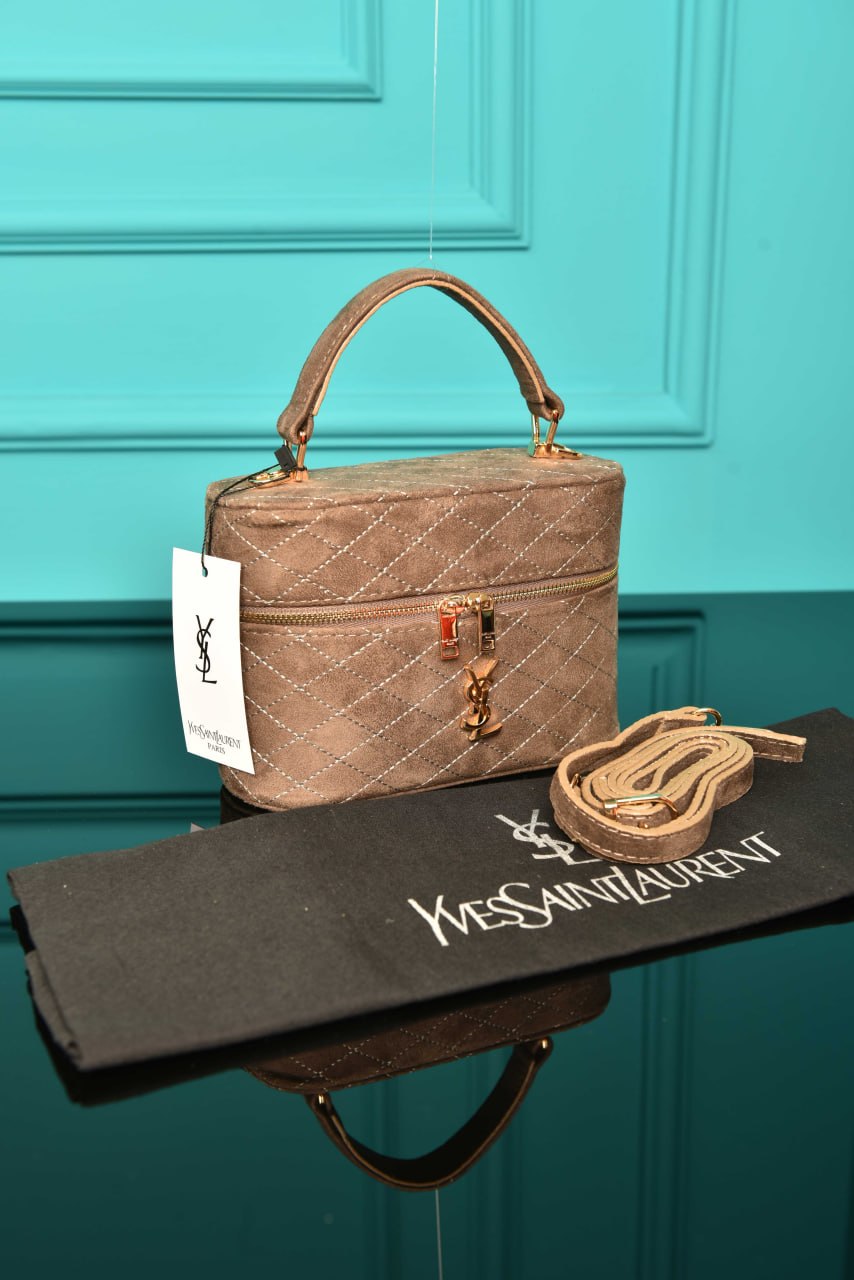 YS - Gaby Vanity Bag in Suede