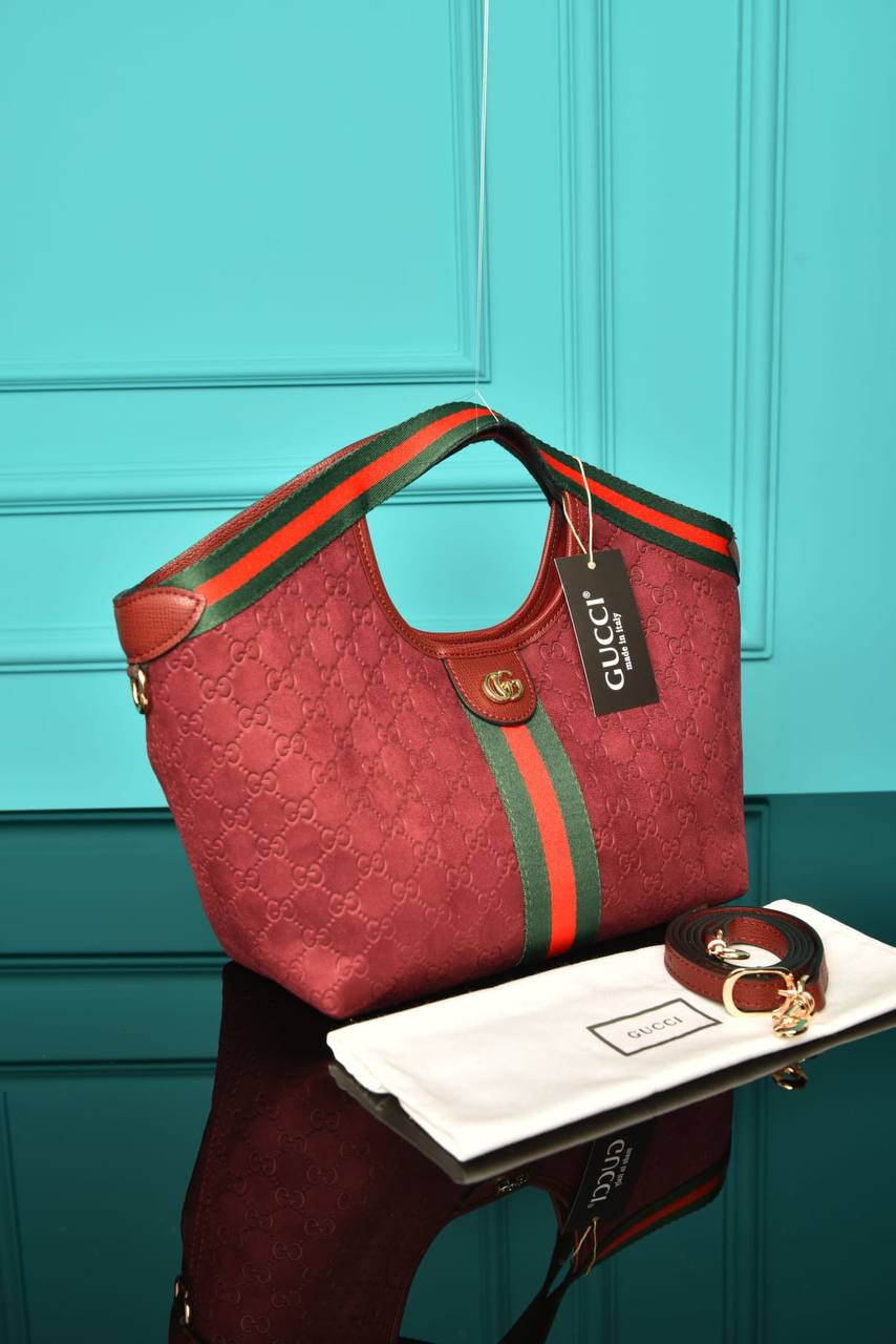 GCC - Giglio Small Tote Bag in Suede
