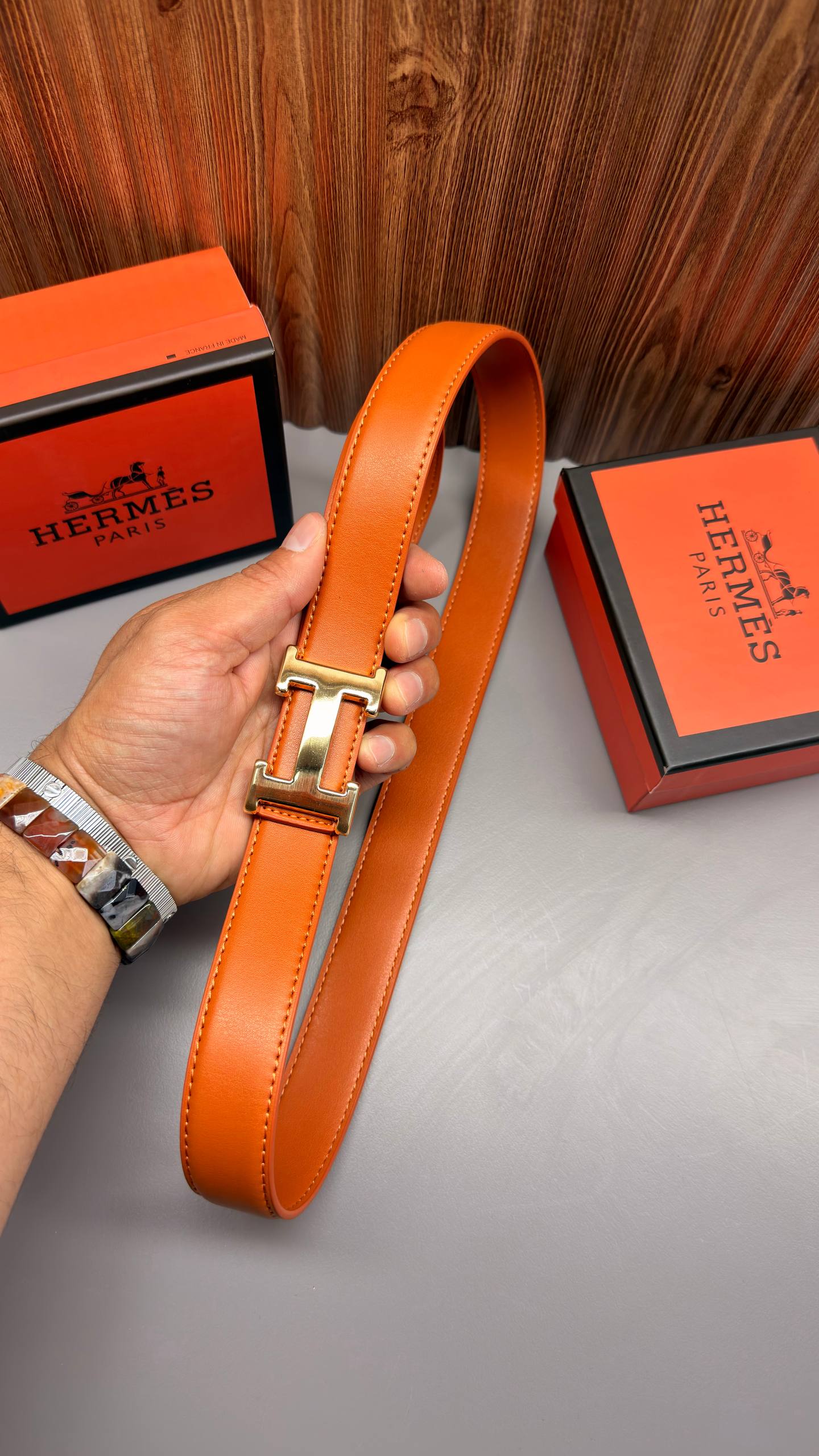 HM - Leather Imported Belt