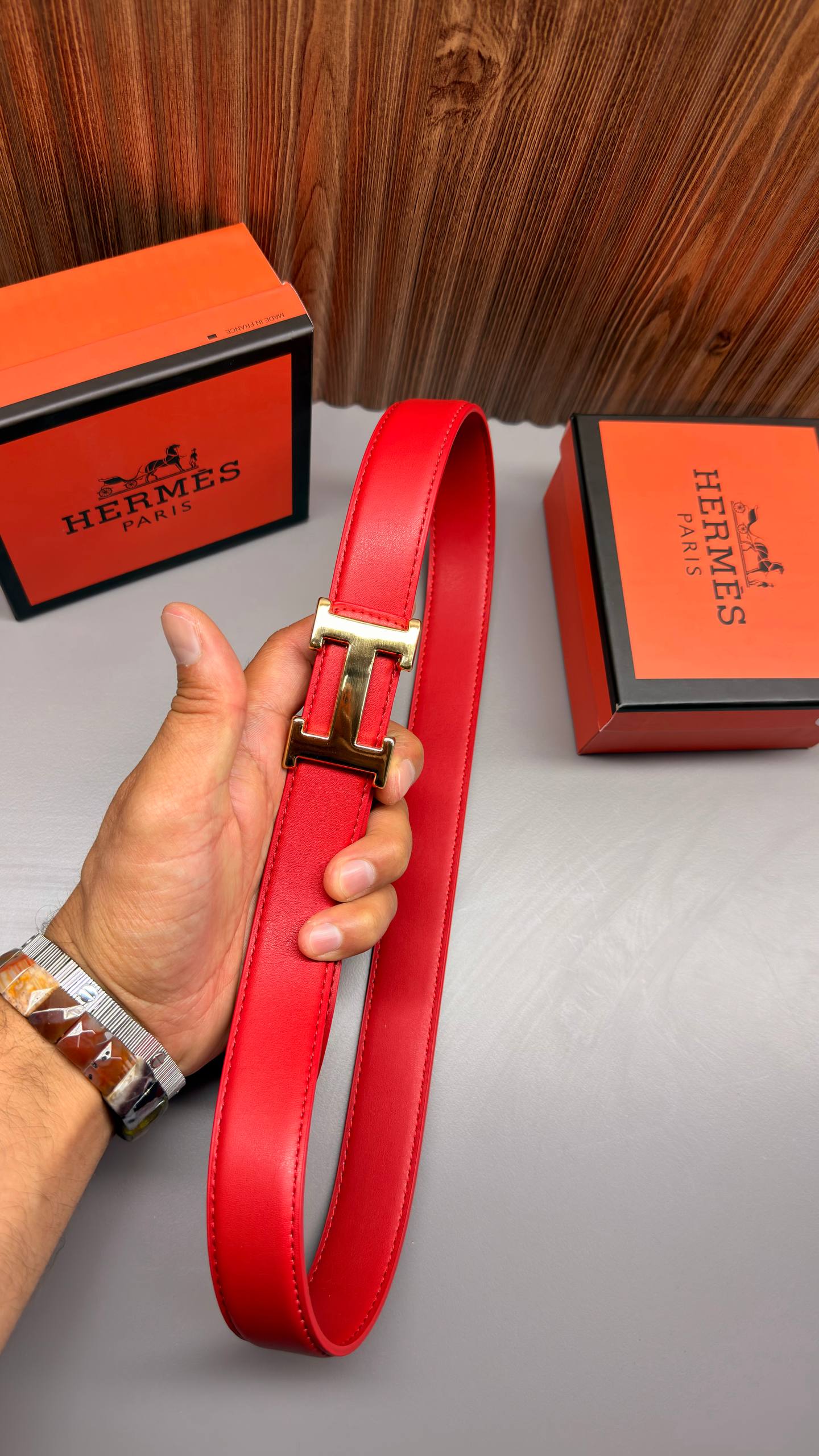 HM - Leather Imported Belt
