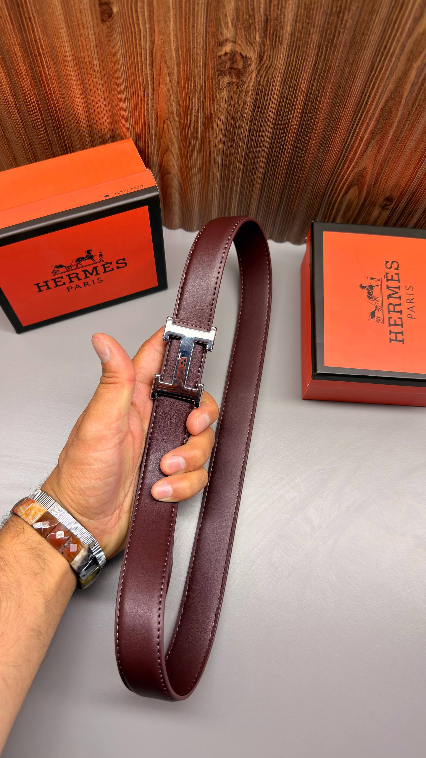HM - Leather Imported Belt