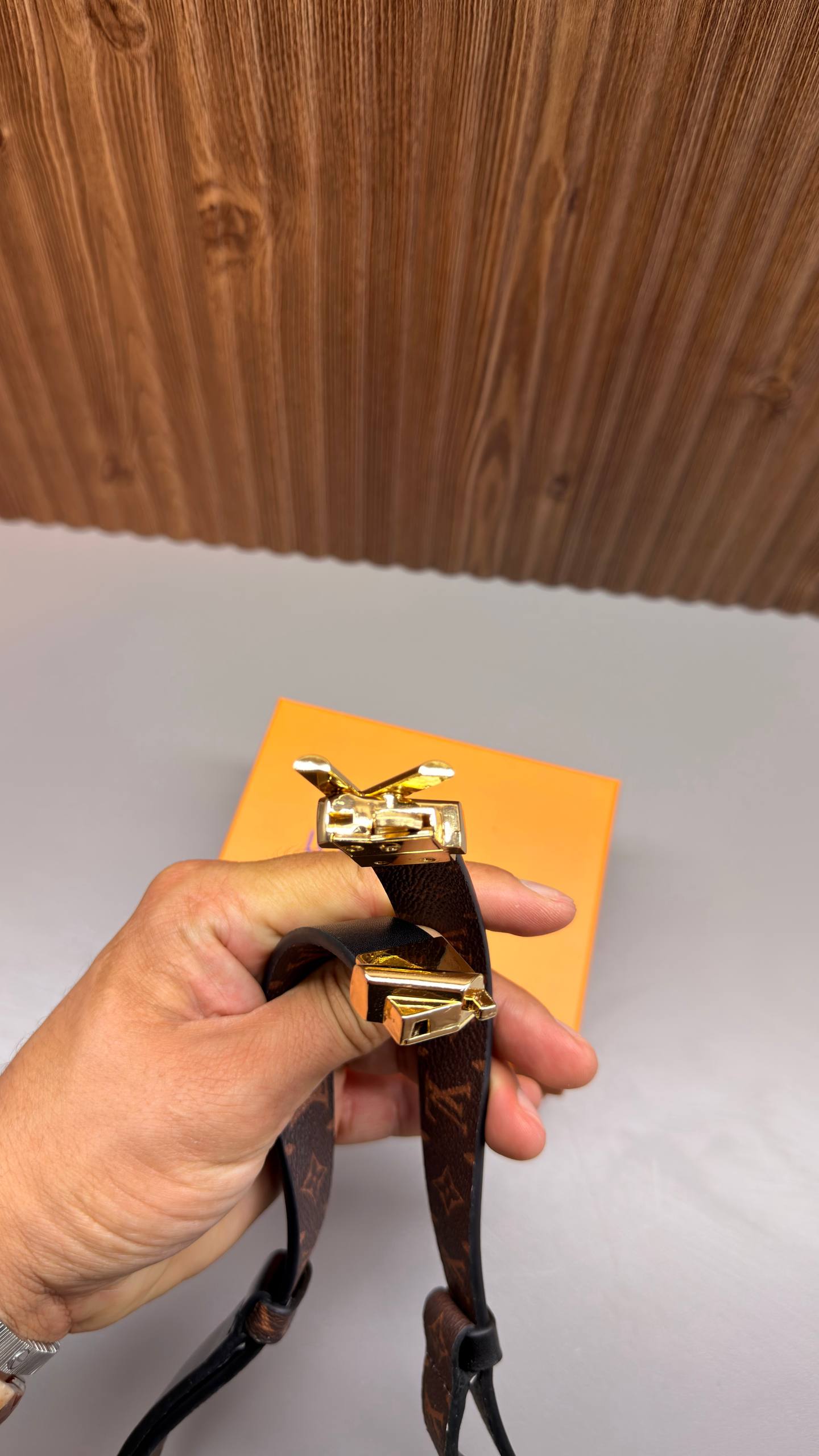 L - Leather Imported Belt