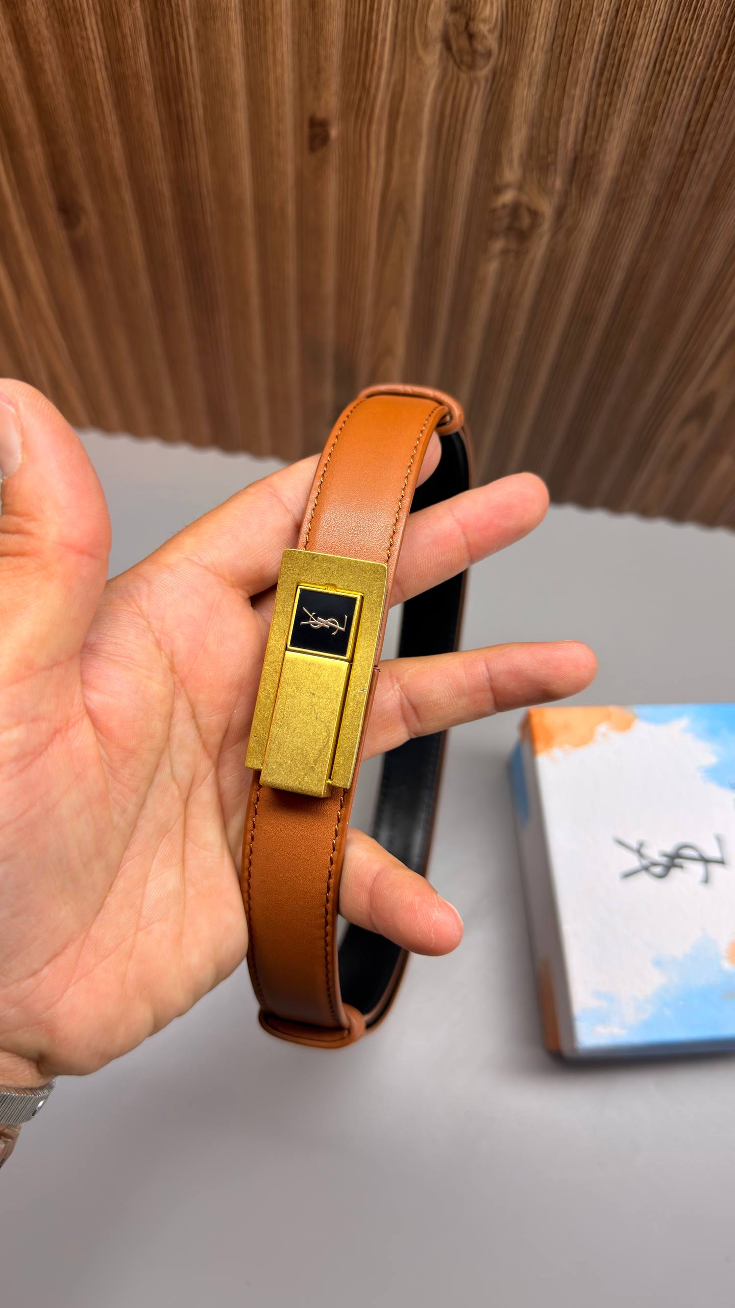 YS - Leather Imported Belt