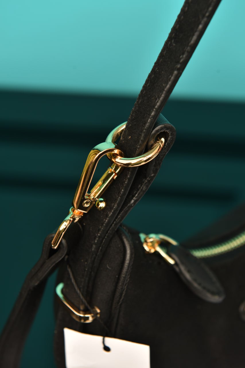 PR - Arque Small Leather Shoulder Bag (Suede)
