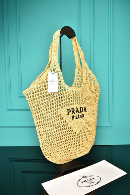 PR - Raffia Tote Bag