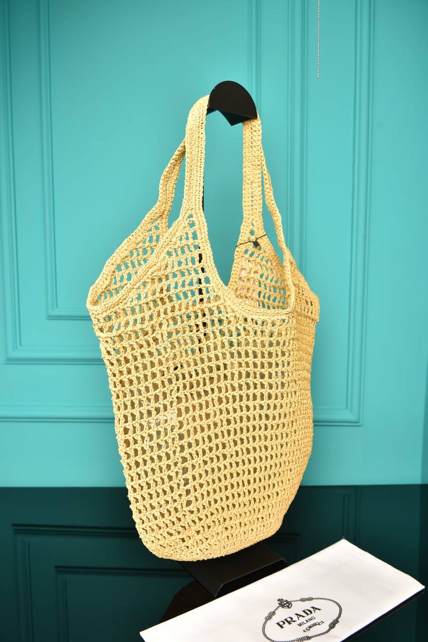 PR - Raffia Tote Bag