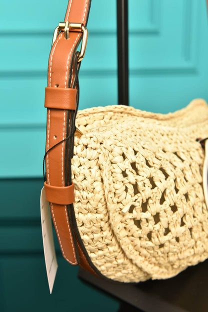 L - Icare in Raffia Bag