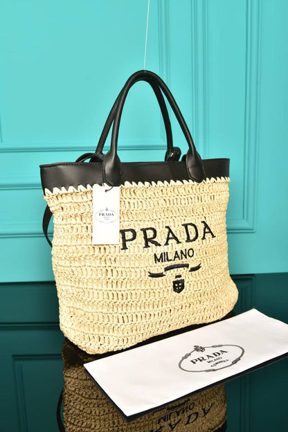 PR - Crochet and Leather Bag