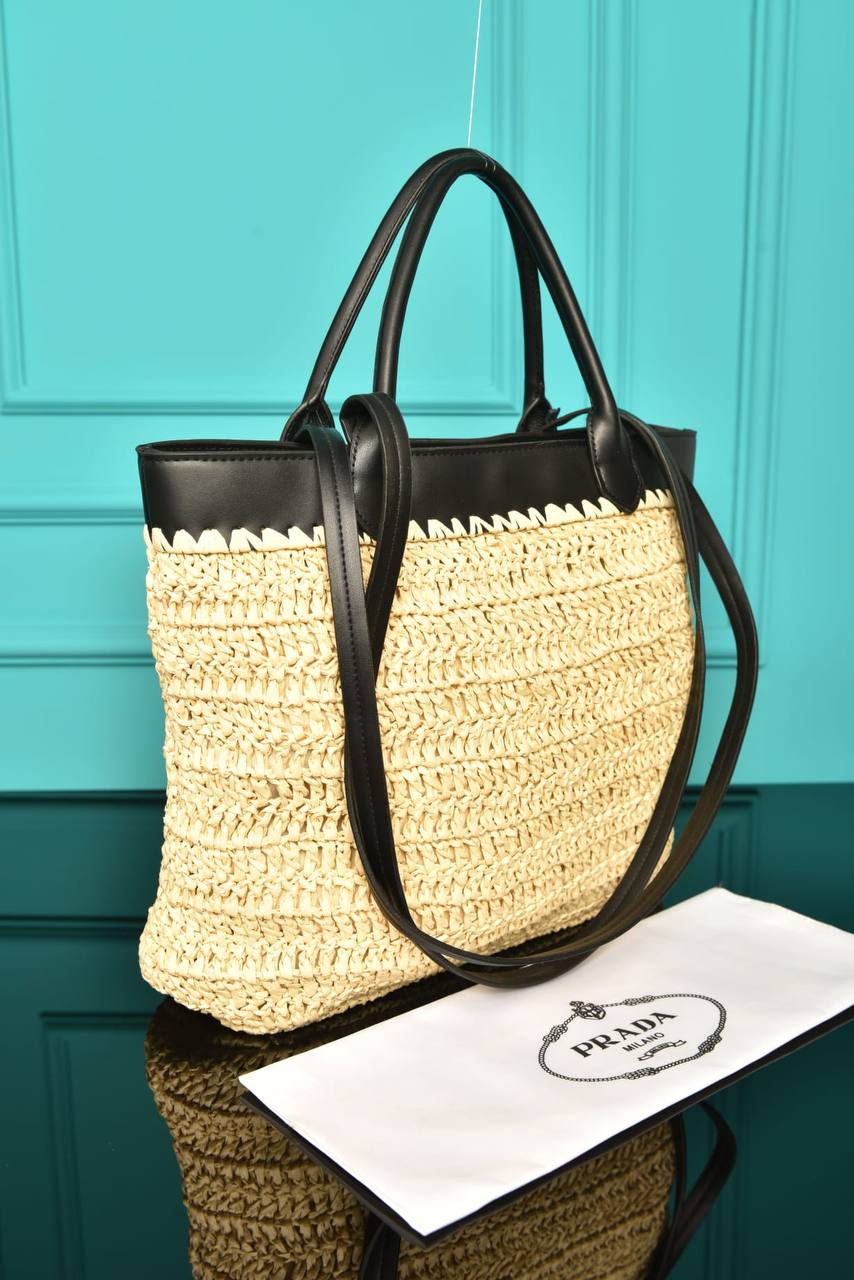 PR - Crochet and Leather Bag