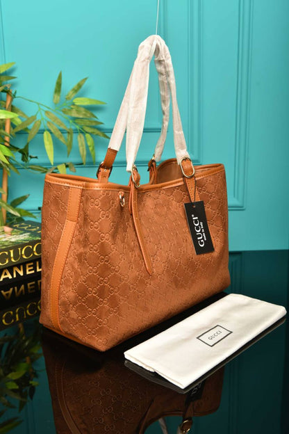 GCC - Emblem Medium Tote Bag Suede