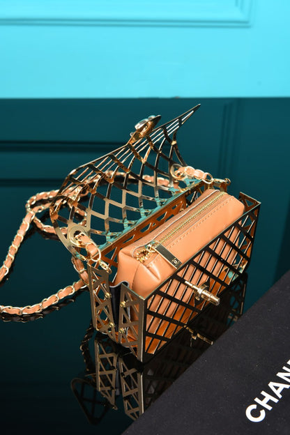 C-H - Mini Cage Flap with Pouch