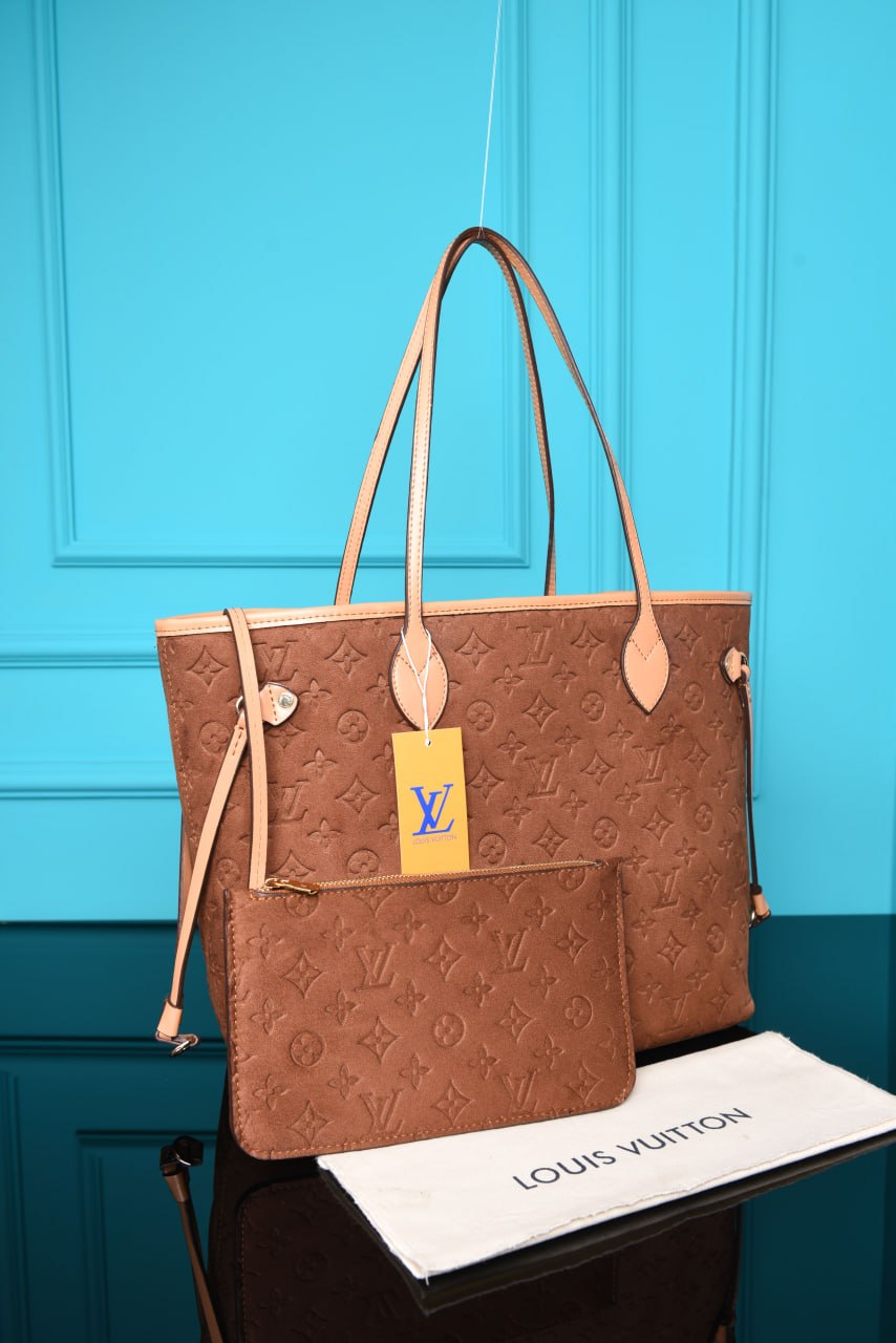 L - Neverfull Empreinte MM in Suede