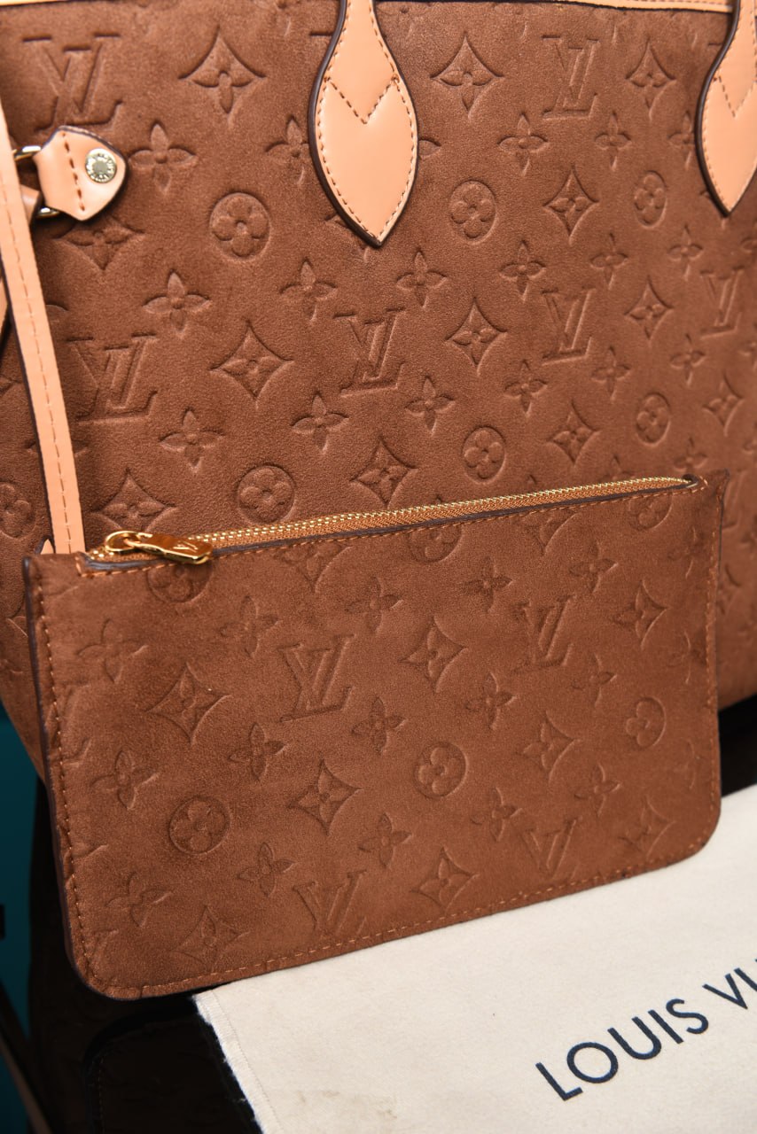 L - Neverfull Empreinte MM in Suede