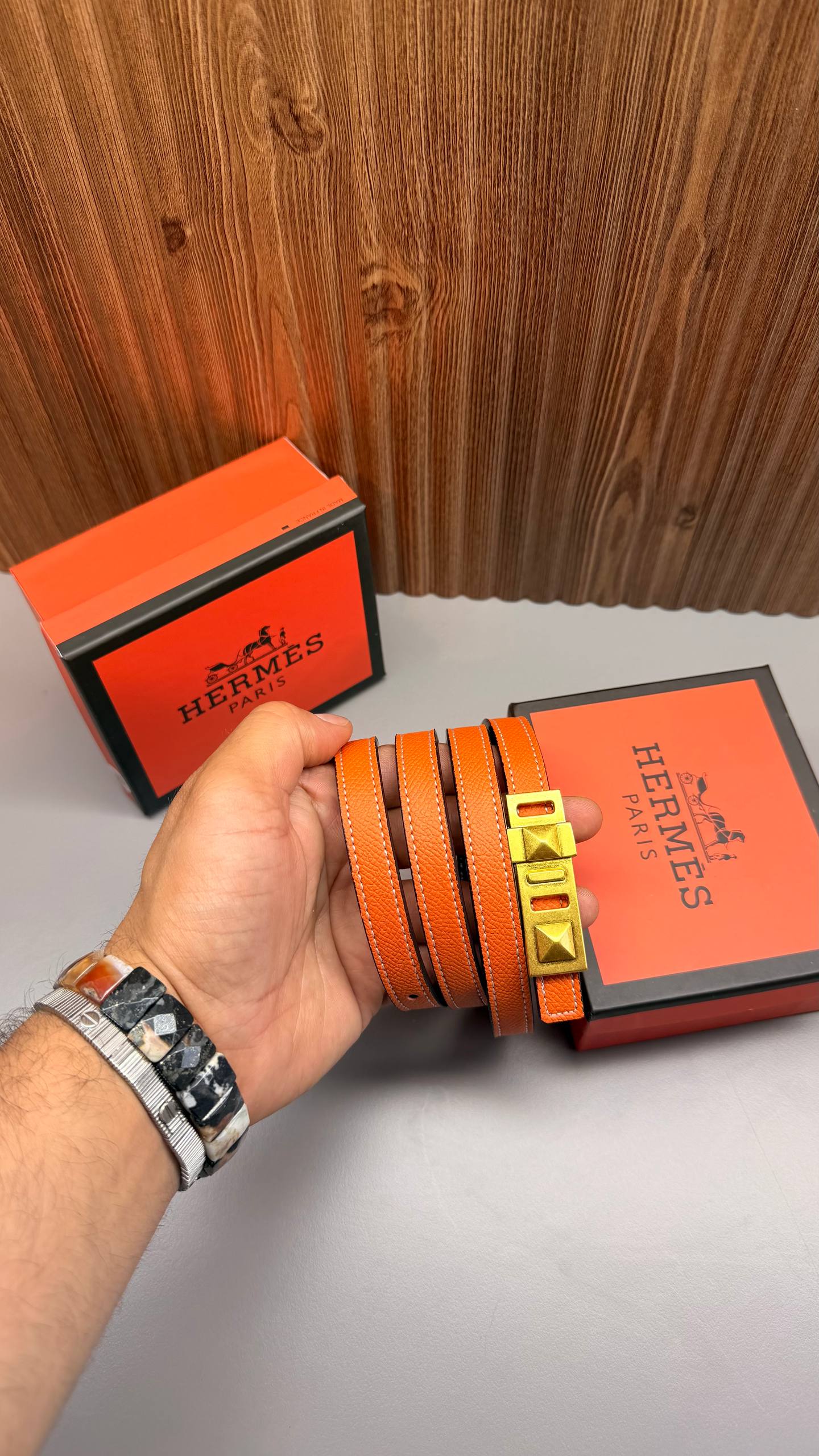 HM - Leather Imported Belt