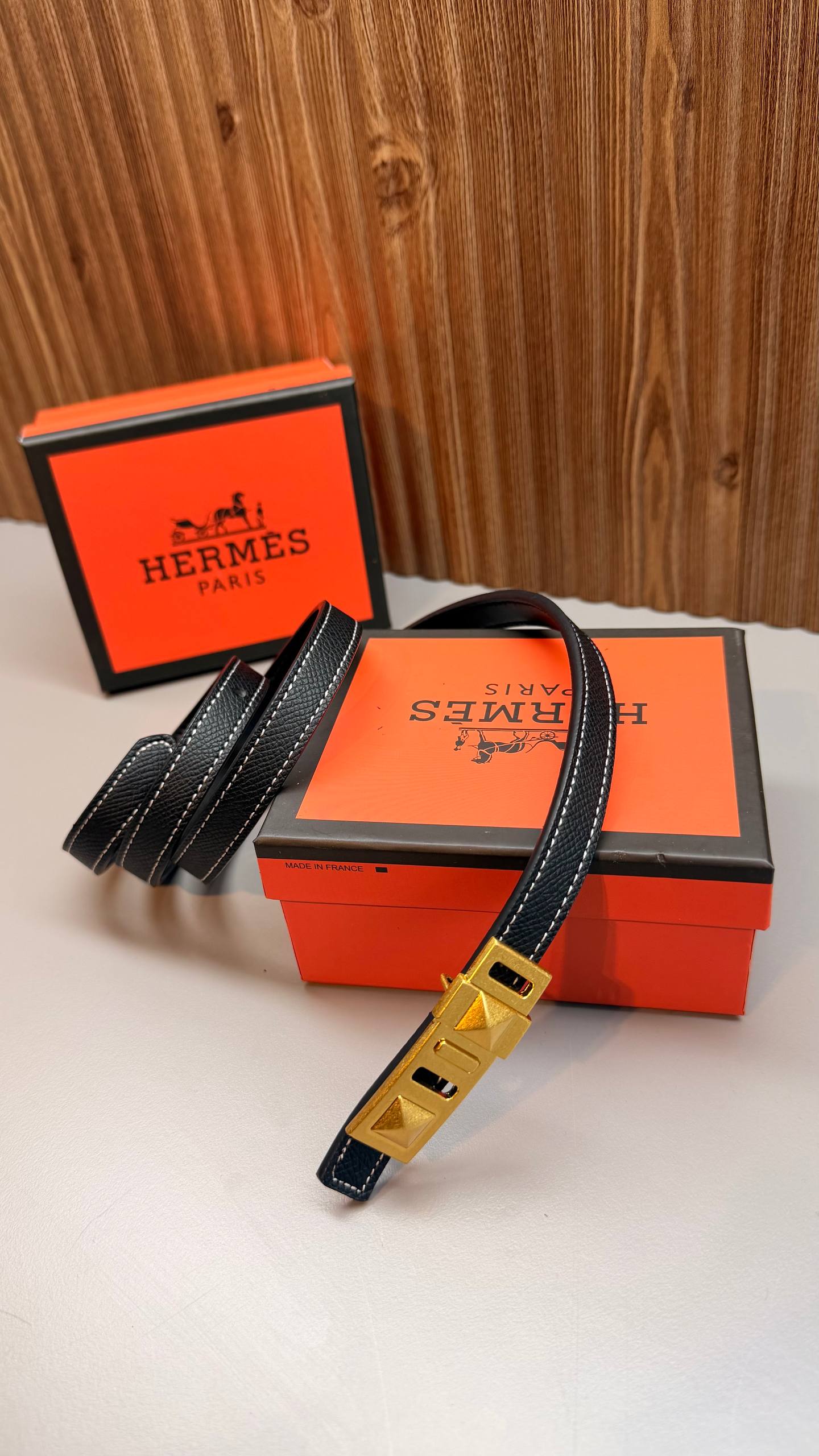 HM - Leather Imported Belt