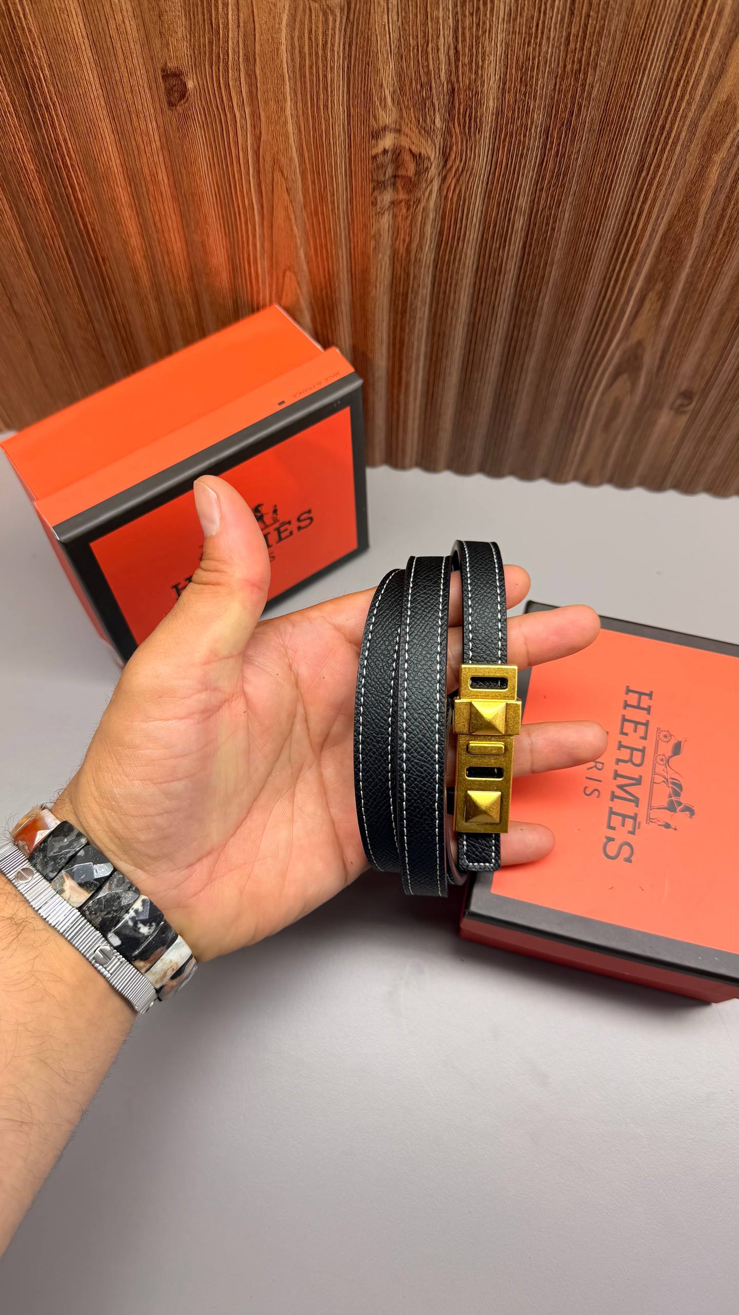 HM - Leather Imported Belt