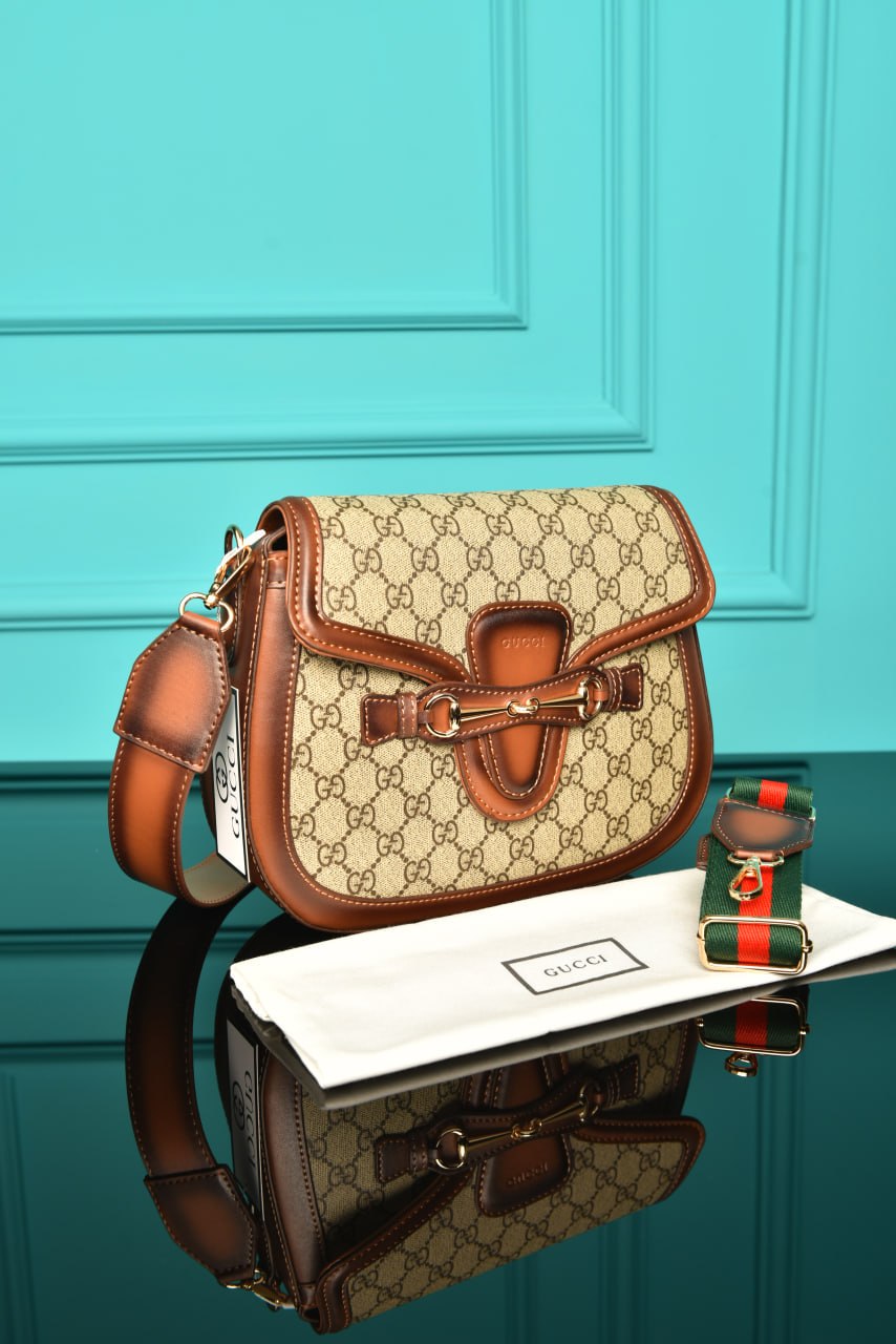 GCC - Horsebit Shoulder Bag in Leather