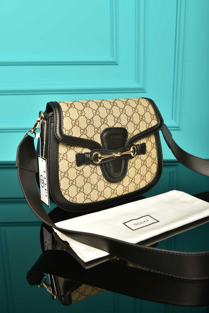 GCC - Horsebit Shoulder Bag in Leather