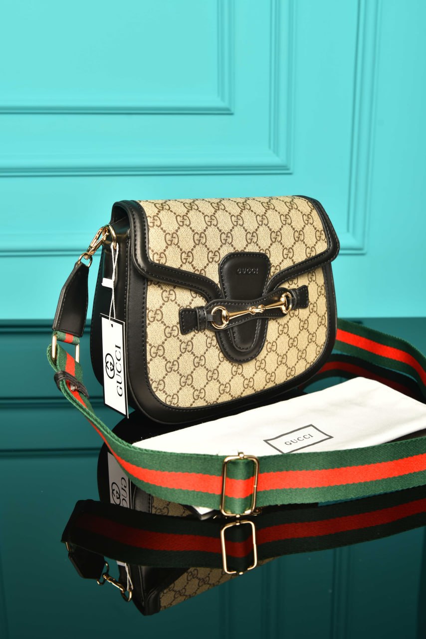 GCC - Horsebit Shoulder Bag in Leather