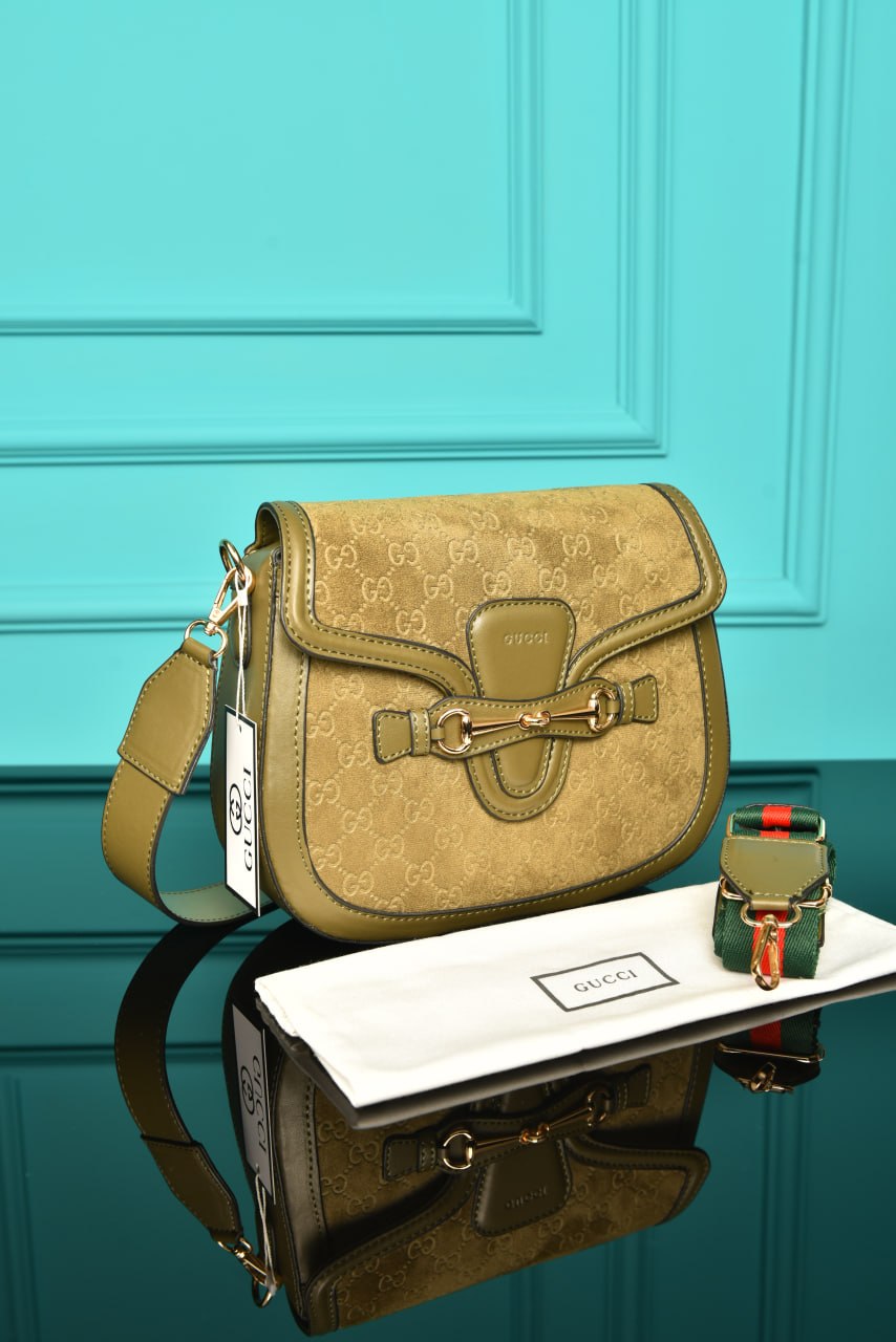 GCC - Horsebit Shoulder Bag in Leather