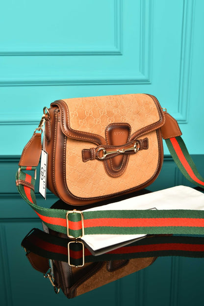 GCC - Horsebit Shoulder Bag in Leather