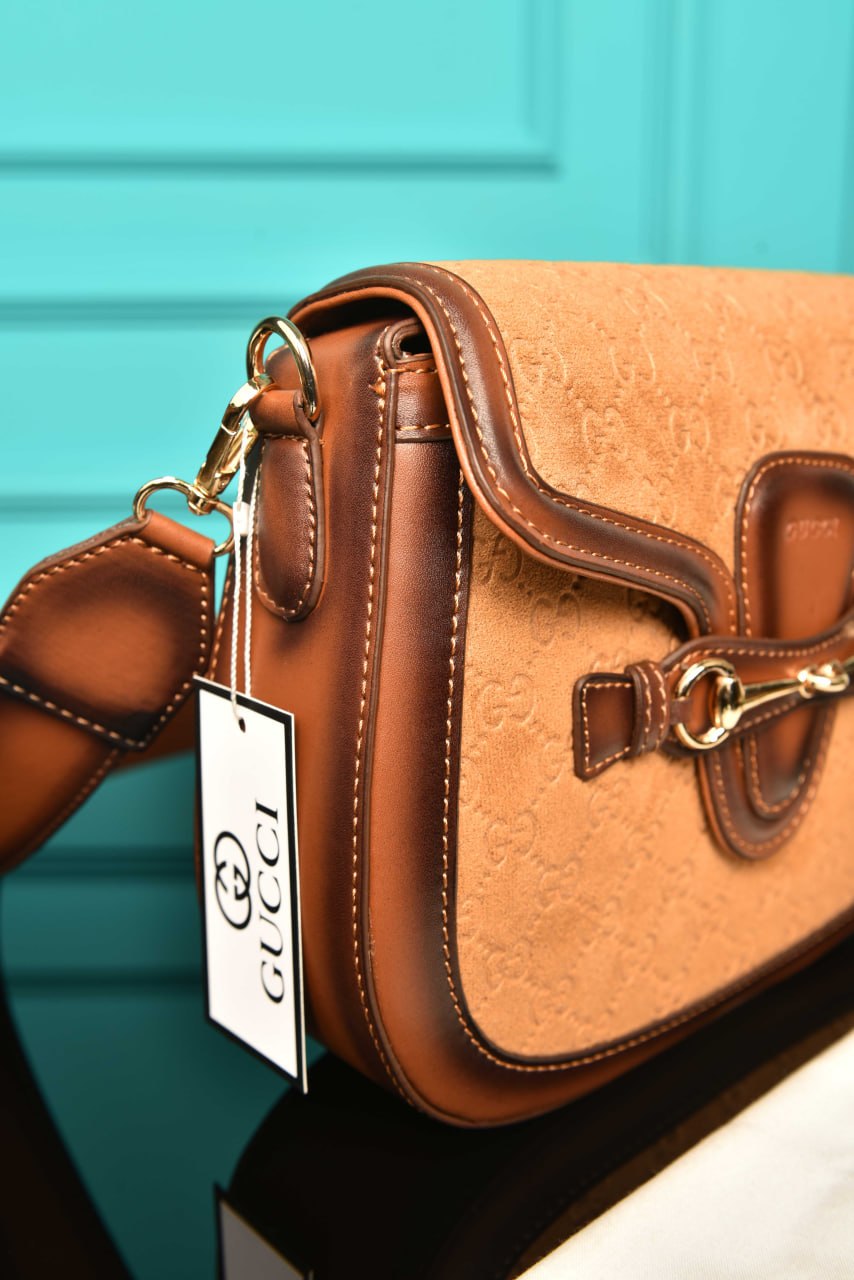 GCC - Horsebit Shoulder Bag in Leather