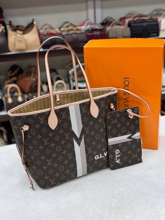L - Neverfull Medium Pumpkin