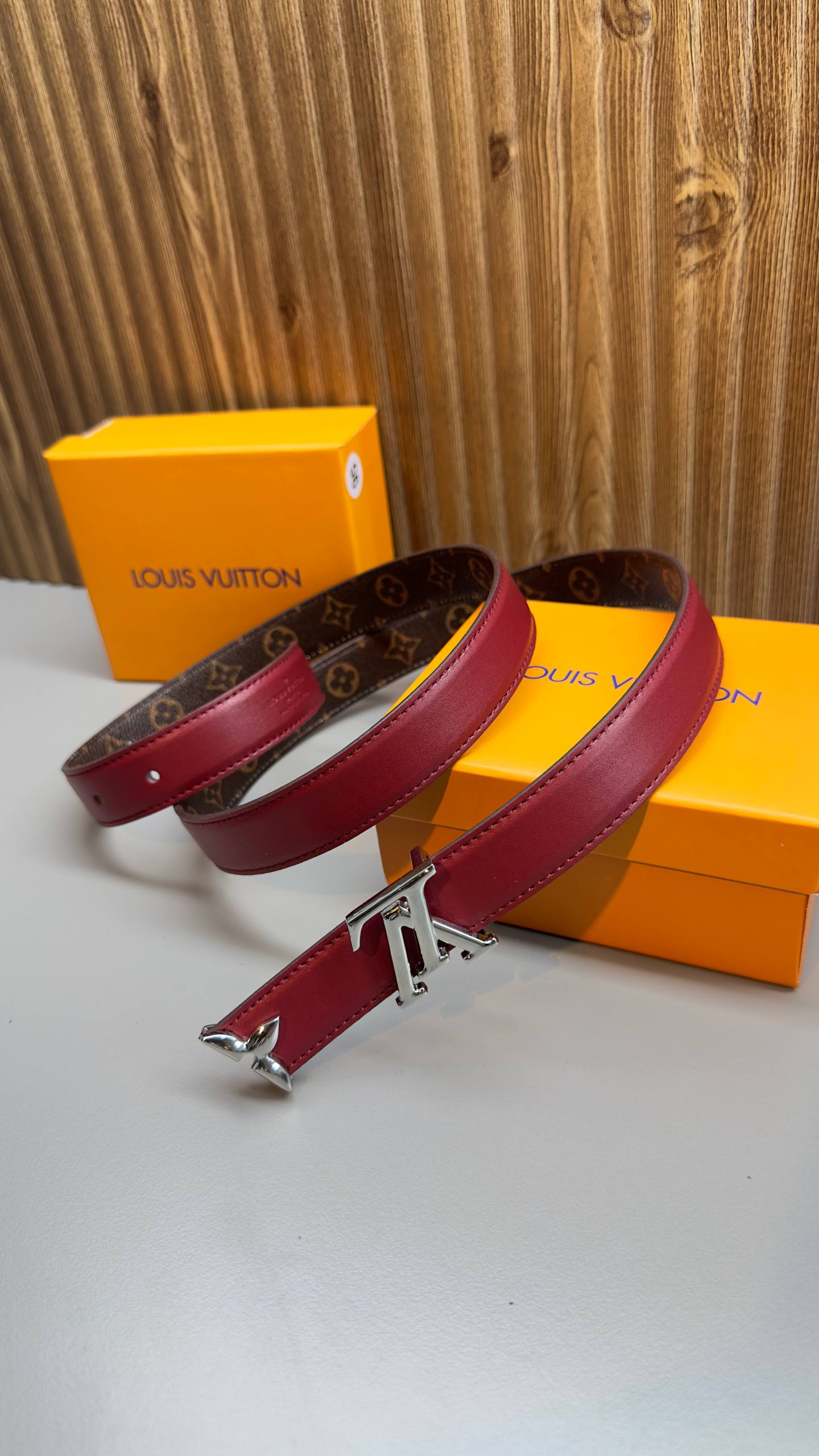 L - Leather Imported Belt