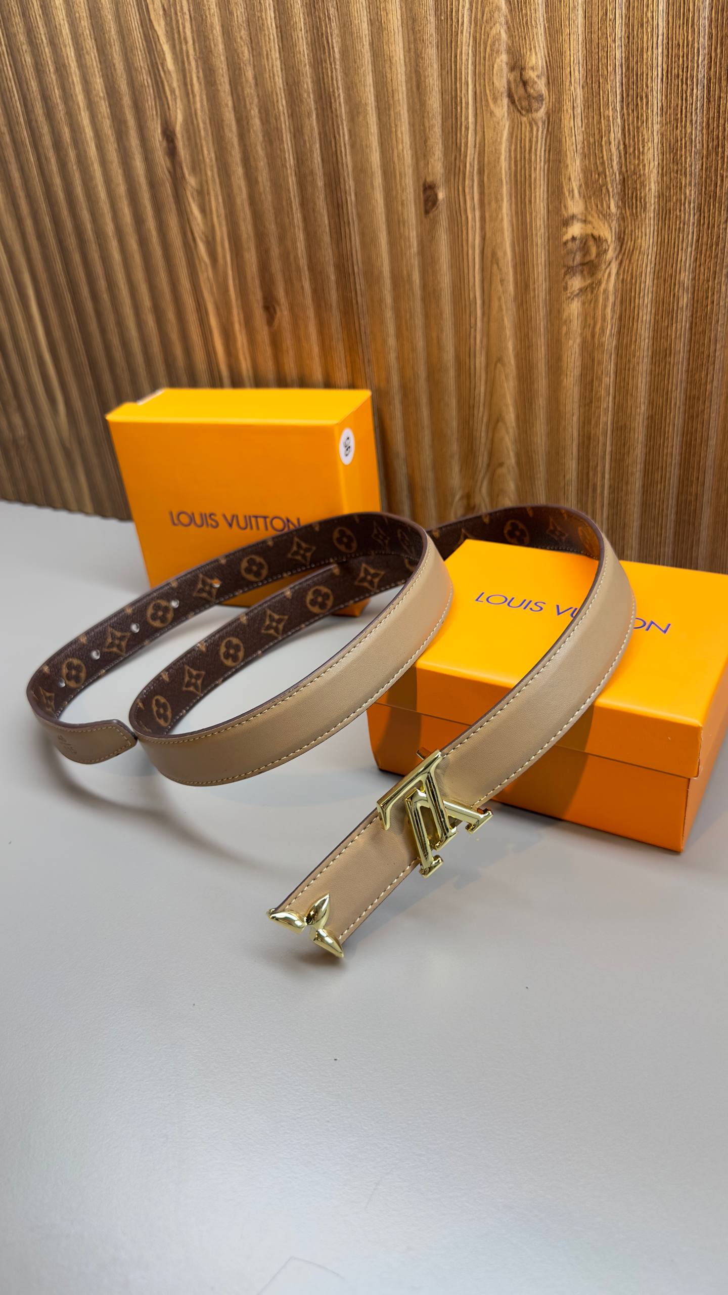 L - Leather Imported Belt
