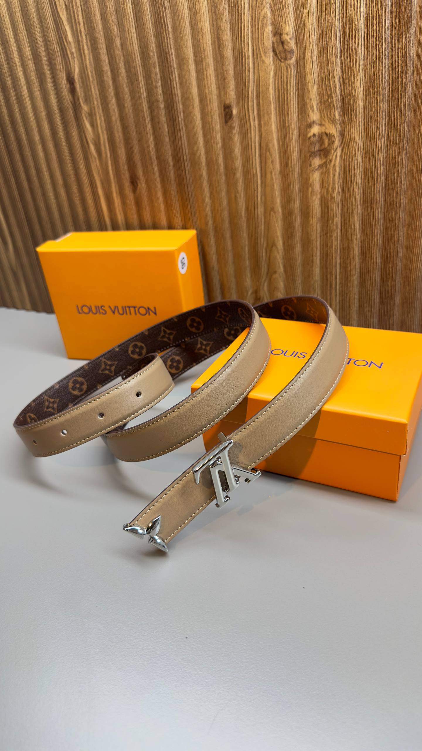 L - Leather Imported Belt