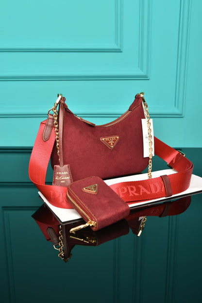 PR - Re-Edition 2005 Saffiano Leather Bag