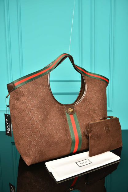 GCC - Giglio Large Tote Bag in Suede