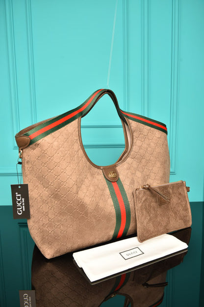 GCC - Giglio Large Tote Bag in Suede