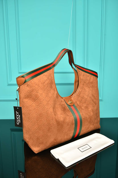 GCC - Giglio Large Tote Bag in Suede