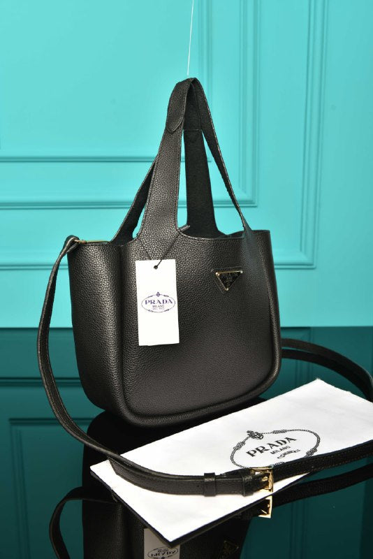 PR - Small Leather Tote Bag