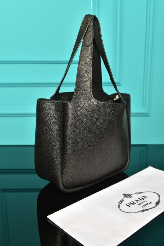 PR - Small Leather Tote Bag