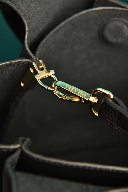 PR - Small Leather Tote Bag