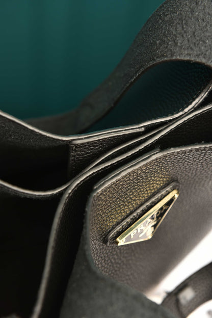 PR - Small Leather Tote Bag