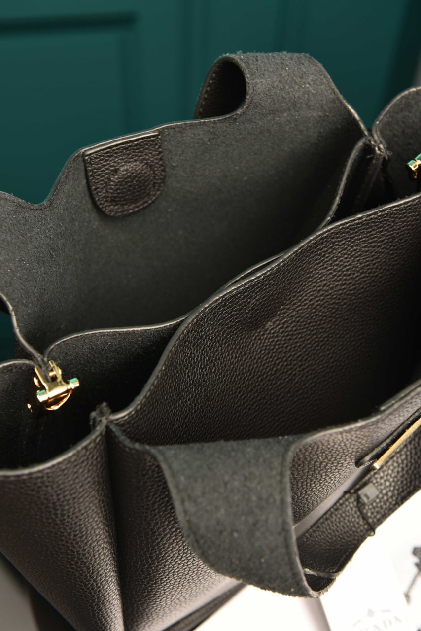 PR - Small Leather Tote Bag