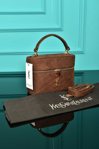 YS - Gaby Vanity Bag in Suede