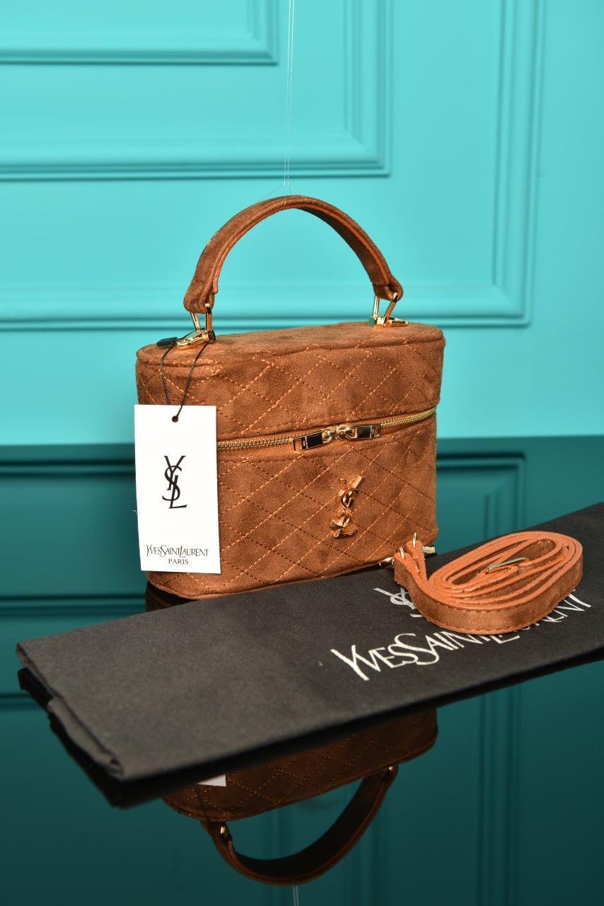YS - Gaby Vanity Bag in Suede