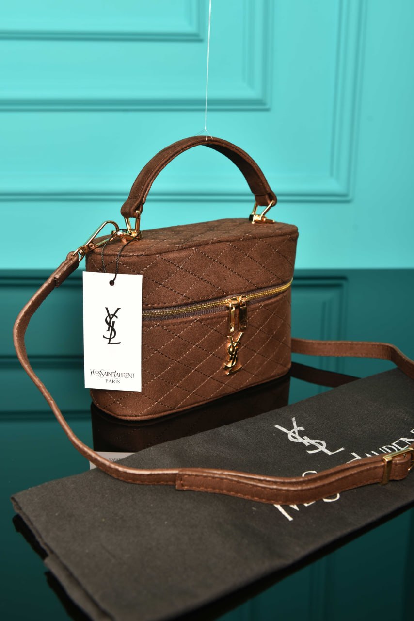 YS - Gaby Vanity Bag in Suede