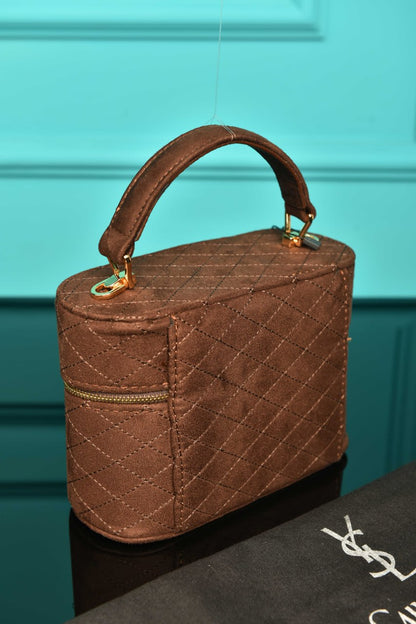 YS - Gaby Vanity Bag in Suede